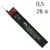 Грифелі для механічного олівця Faber-Castell SUPER-POLYMER 0,5 мм. 2В (120502)