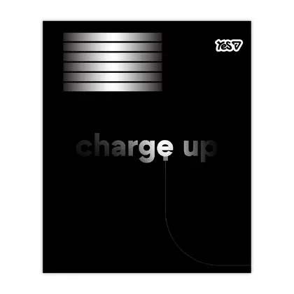 Зошит шкільний YES 48 аркушів клітинка, Energy level (768906)