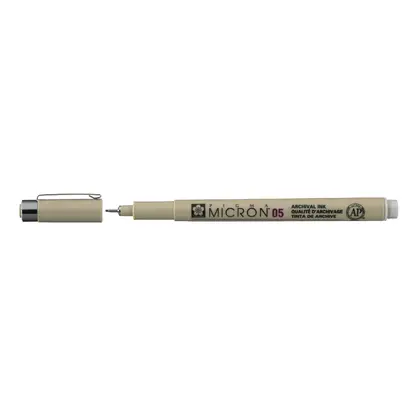 Лінер Sakura Pigma Micron (0.5) 0,45 мм. Сірий Світлий, (XSDK0542)