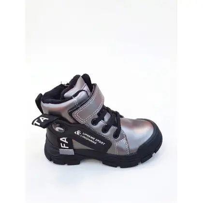 Черевики дитячі Jong Golf 28 штучна шкіра, Сірий, демісезонні (B30496-22)