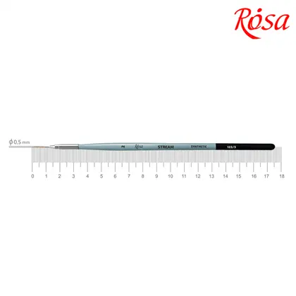Кисть синтетика лайнер ROSA STREAM 123/5, №2, STREAM 123/5, (18812352)