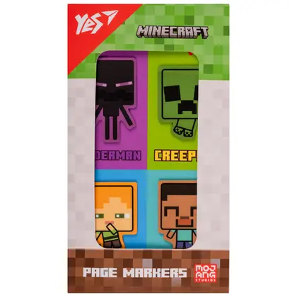 Закладки стікери YES 80 шт. пластикові, Minecraft (170418)