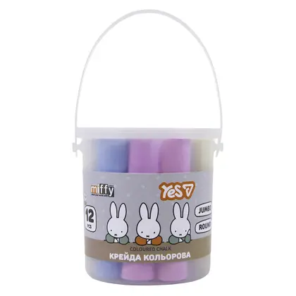 Крейда дитяча YES 12 шт. Miffy JUMBO (400566)