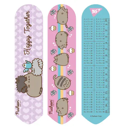 Закладки для учебников YES, Pusheen, пластиковые, 2D, (708132)