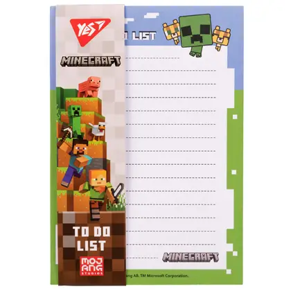 Папір для нотаток YES на магніті, Minecraft (170338)