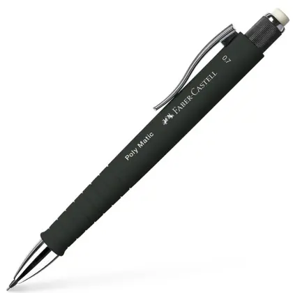 Механічний олівець Faber-Castell POLY MATIC 0,7 мм. В Чорний, (133353)