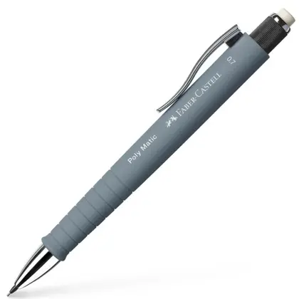 Механічний олівець Faber-Castell POLY MATIC 0,7 мм. В Сірий, (133388)