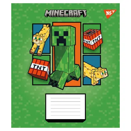 Зошит шкільний YES 24 аркуша лінія, Minecraft Arrows (768255)