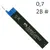 Грифелі для механічного олівця Faber-Castell SUPER-POLYMER 0,7 мм. 2B (120702)