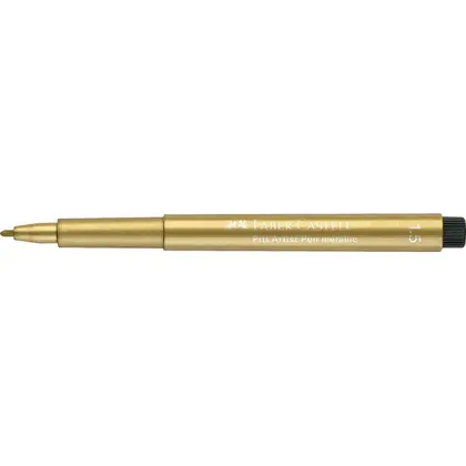 Маркер художній Faber-Castell PITT 1,5 мм. Золото М, (167350)
