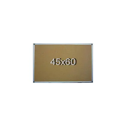 Доска пробковая, 60*45 см., алюминиевая рамка, (E39052)