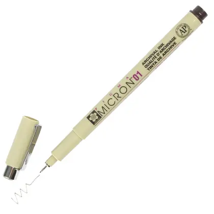 Линер Sakura Pigma Micron, (0.1) 0,25 мм., , Сепия, PIGMA Micron (XSDK01#117)