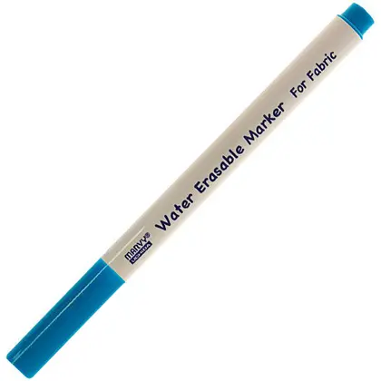 Маркер по тканині Marvy 1 мм. водорозчинний, Білий, Water Erasable (4230000)