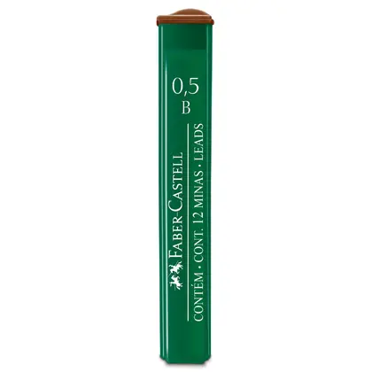 Грифелі для механічного олівця Faber-Castell 0,5 мм. В (8519)