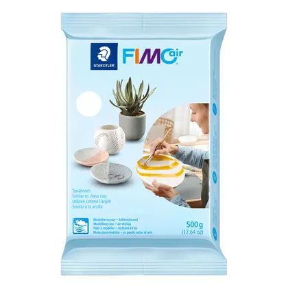 Полимерная самозастывающая глина FIMO Air, 500 г., Белая, (8100-0)