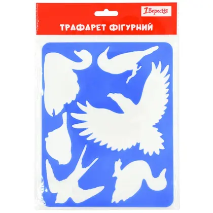 Трафарет дитячий 1 Вересня 1 шт., 20*16 см. Птахи (940369)
