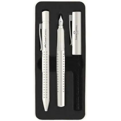Подарочная ручка Faber-Castell в наборе, 0,7 мм. M, перо+шариковая, (201527)