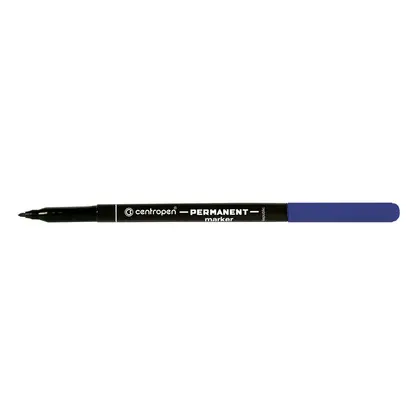 Маркер перманентний Centropen 2536 1 мм. Синій, (2536/03)