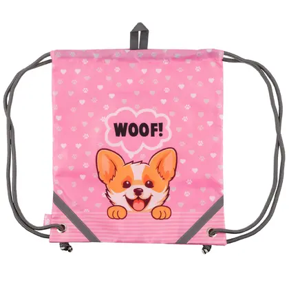 Сумка для обуви YES, 40*35 см., SB-10 I Love Corgi, (559652)