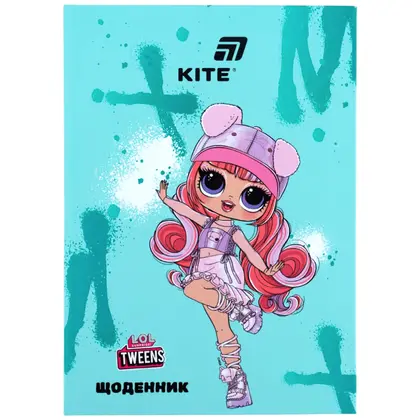 Шкільний щоденник KITE тверда обкладинка, LOL (LO26-262)