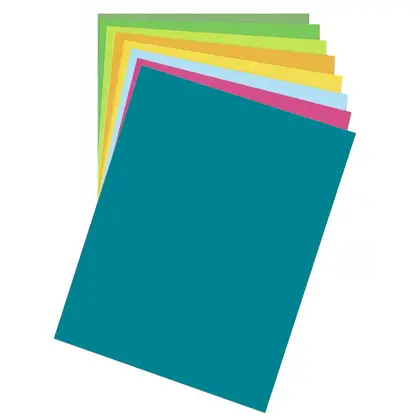 Бумага для дизайна Folia Fotokarton, В2, 50*70 см., 300 г/м2, №38 Бирюзовая, (1686801038)