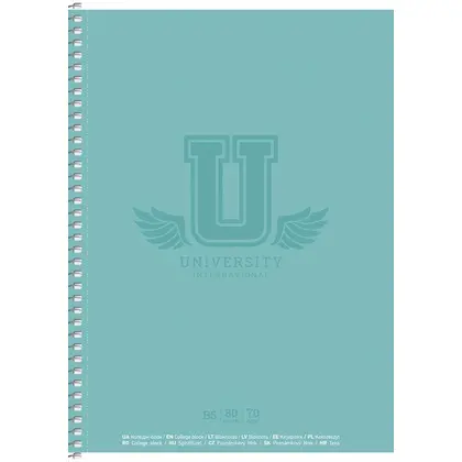 Коледж-блок Школярик B5, 80 аркушів клітинка, Student (B5-080-6525K)