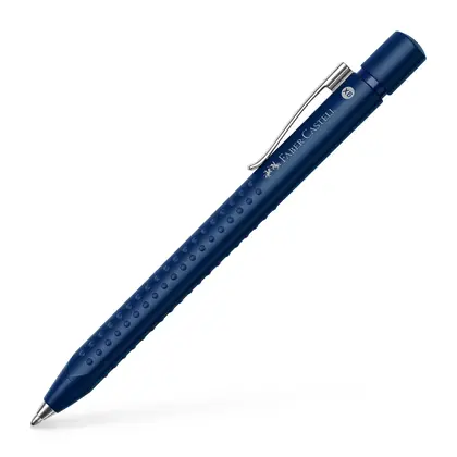 Ручка Faber-Castell GRIP кулькова ХВ Автоматична, Темно-синя, (144163)