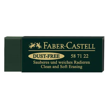 Гумка Faber-Castell Dust-free Зелена, (587122)