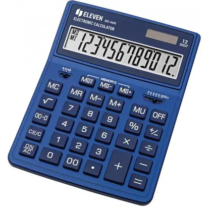Калькулятор ELEVEN, 12 разрядный, бухгалтерский, Синий, (SDC-444 X-NVE)
