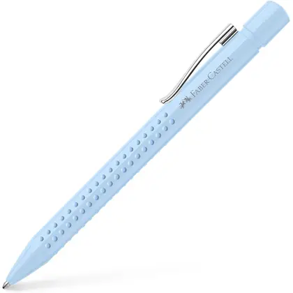 Ручка Faber-Castell GRIP шариковая, ХВ, Автоматическая, Небесно-голубая, (243916)