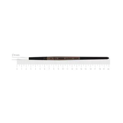 Кисть синтетика ROSA MOON 1203R круглая, №6, короткая ручка, (1203R06)