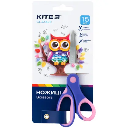 Ножиці дитячі Kite Classic 15 см. (k-126-1)