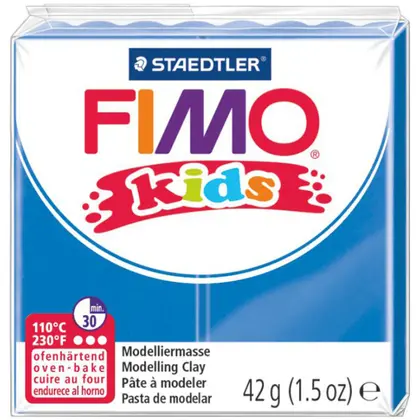 Полімерна глина Fimo kids 42 г. Блакитна, (8030-3)