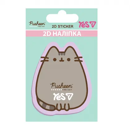 Наклейки YES, 2D, Pusheen, (708518)