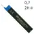 Грифелі для механічного олівця Faber-Castell SUPER-POLYMER 0,7 мм. 2Н (120712)