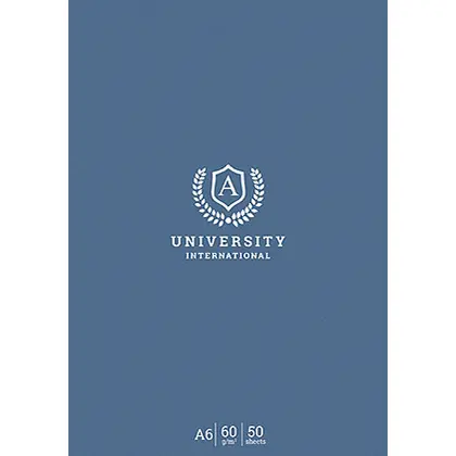 Блокнот для записів Школярик А6, 50 аркушів 60 г/м2, клітинка, Student (A6-GB-050-828K)