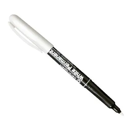 Маркер перманентний Centropen 1,2 мм. круглий, Білий, (2686/11)
