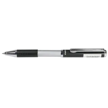 Ручка подарункова Zebra кулькова 0,7 мм корпус чорний, Синя, Slide (BA115-BK-BL (SL-F1))