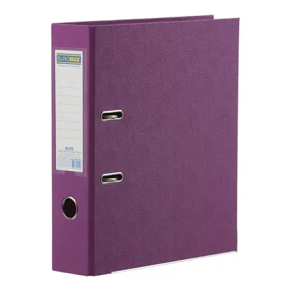 Папка-регистратор Buromax, А4, 70 мм., ELITE, PP, Сиреневый, (BM.3001-26c)