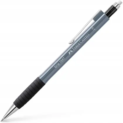 Механический карандаш Faber-Castell TK-FINE GRIP, 0,7 мм., для письма, STONE GREY, (134789)