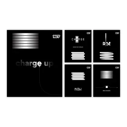 Тетрадь школьная YES, 48 листов, Energy level, клетка, (768906)