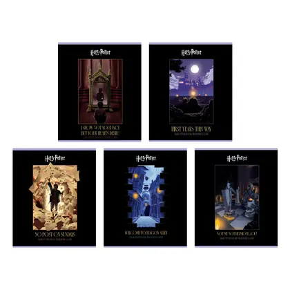 Тетрадь школьная KITE, 48 листов, Harry Potter, клетка, (HP26-259)