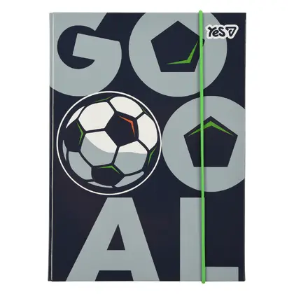 Папка для зошитів YES B5 Картон, Синя, Football (500254)