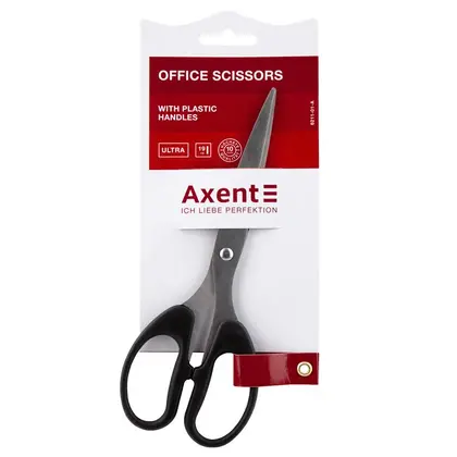Ножиці офісні Axent 19 см. Чорні, Ultra (6211-01-А)