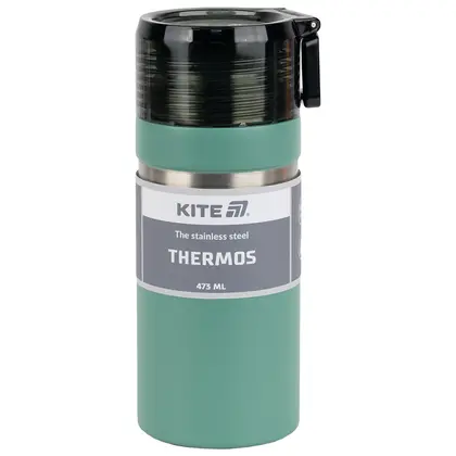 Термос KITE 473 мл. Зелений, (K25-320-2)