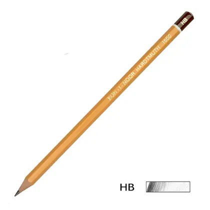 Чернографитный карандаш Koh-i-noor 1500, НВ, , (1500.HB)