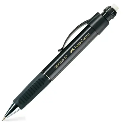 Механічний олівець Faber-Castell GRIP PLUS 0,7 мм. для письма, Чорний, (130733)