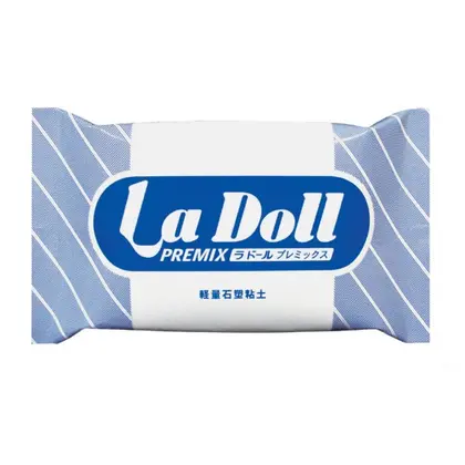Полимерная глина самозастывающая PADICO, 400 г., La Doll Premix, для кукол, Белая, (1523130)
