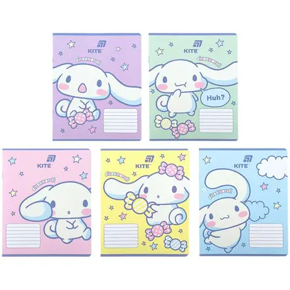 Набор школьных тетрадей KITE в упаковке, 25 шт., по 12 листов, Cinnamoroll, клетка, (CR26-232 У)