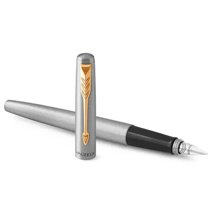 Ручка Parker перова сталь з позолотою, Blue, Jotter (16 012)